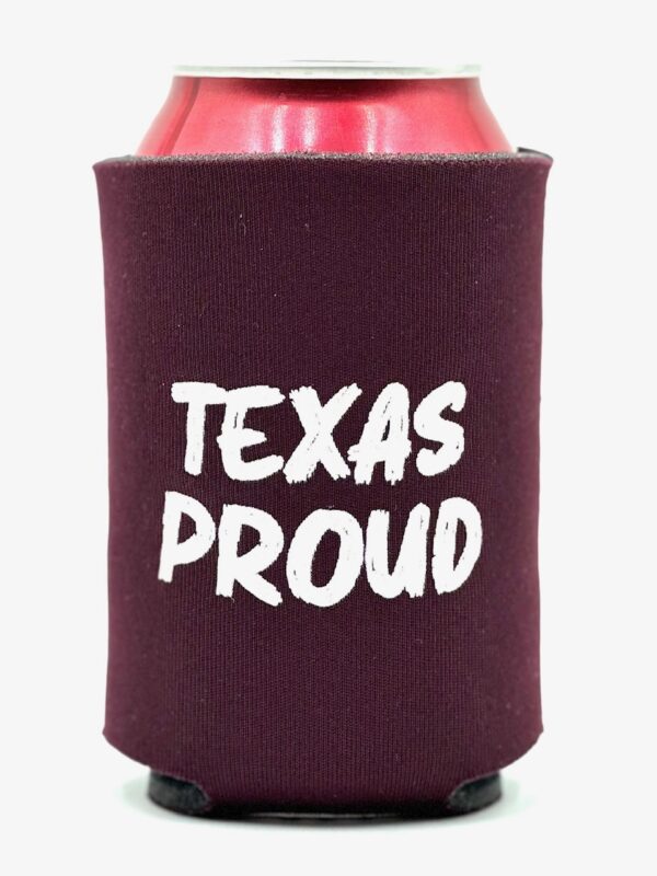 Kolder Kaddy Neoprene Can Coolie -Logo Texas Proud