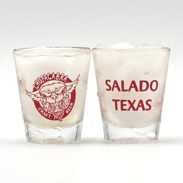 Chupacabra Logo Shot Glass - Image 3