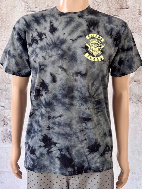 Chupacabra Craft Beer Logo T-Shirt (Black Tie-Dye)