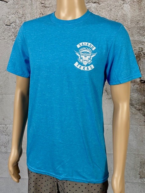 Chupacabra Craft Beer Logo T-Shirt (Blue Heather) - Image 2