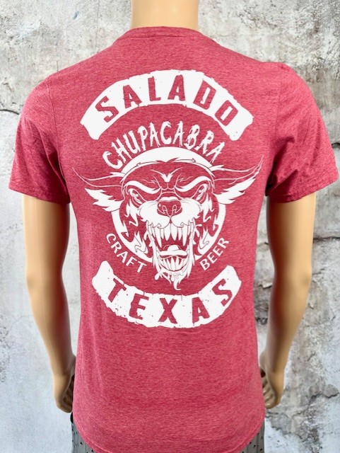 Chupacabra Craft Beer Logo T-Shirt (Red Heather)